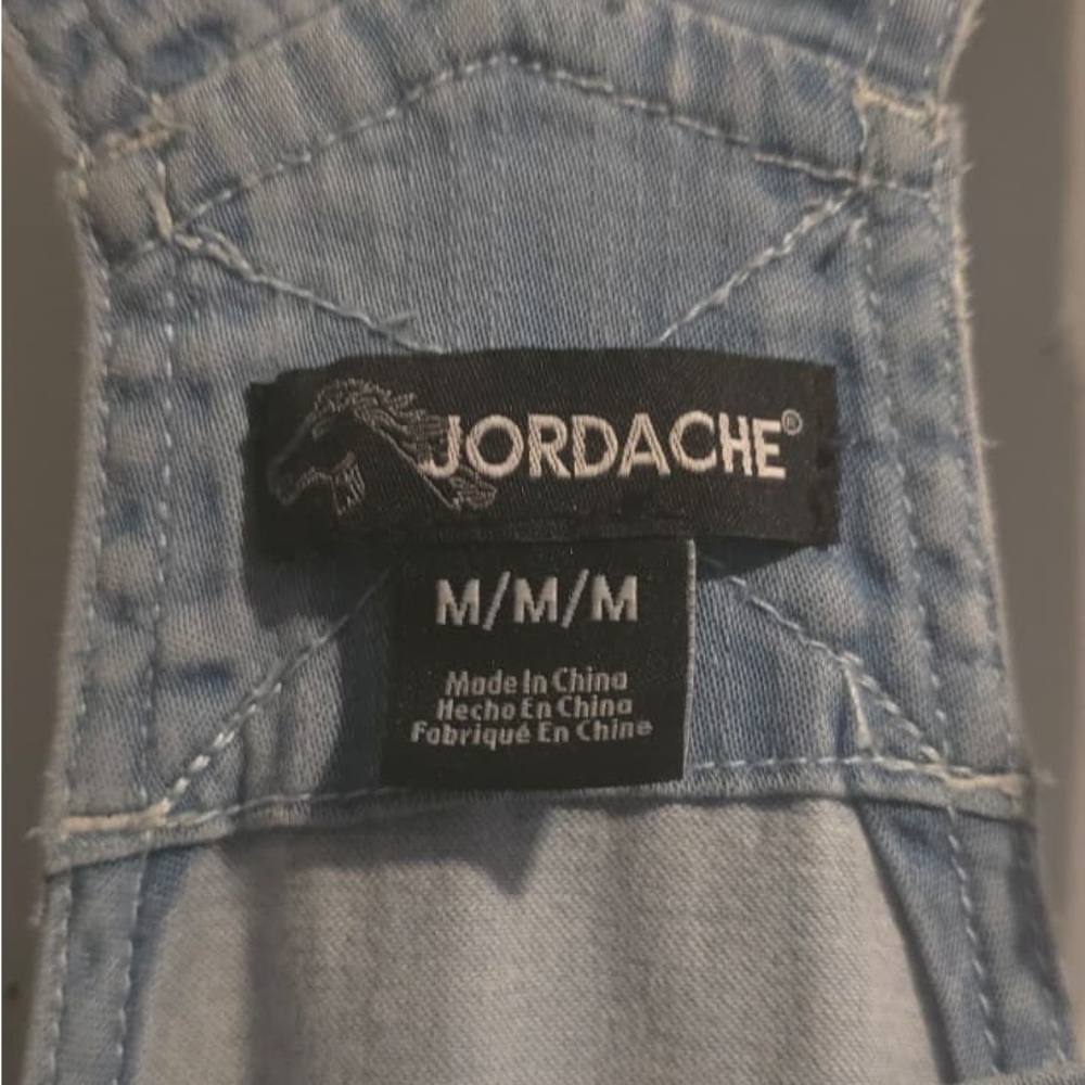 Jordache Light Blue Denim Overalls - Picture 15 of 16